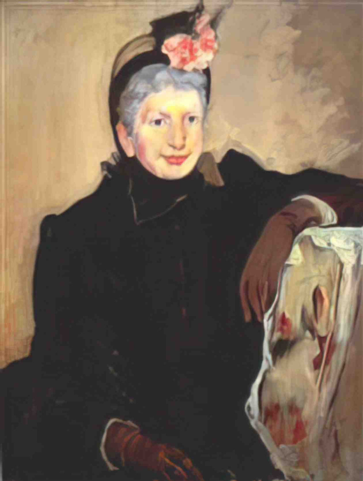 Mary Cassatt portrait of an elderly lady 1883 Art A4 Photo Print