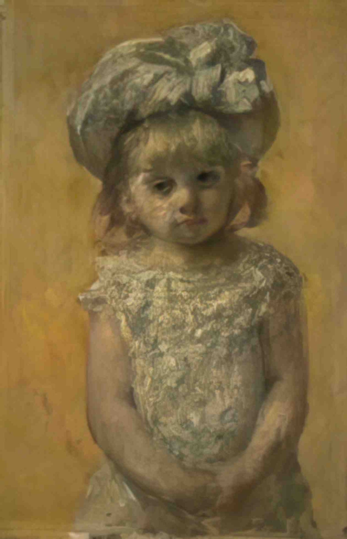 Mary Cassatt portrait of girl 1879 Art A4 Photo Print