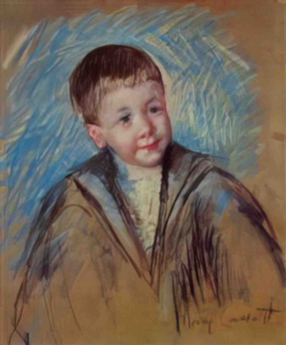 Mary Cassatt portrait of master st pierre Art A4 Photo Print