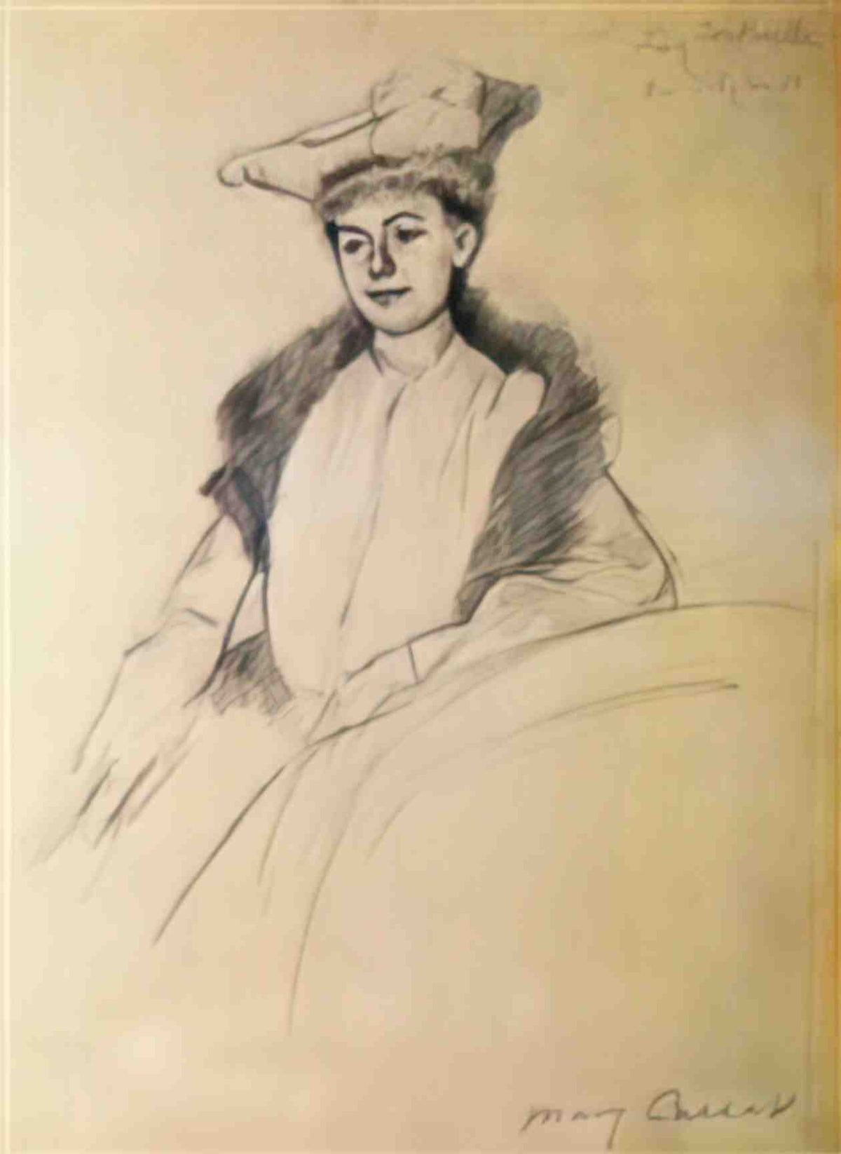 Mary Cassatt portrait of mme fontveille 1902 Art A4 Photo Print
