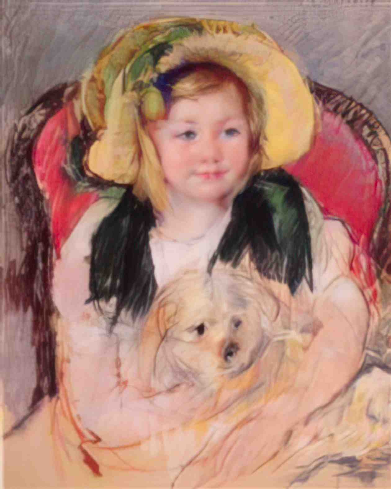Mary Cassatt child drinking milk Art A4 Photo Print