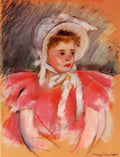 Mary Cassatt clissa turned left with her hand to her ear 1895 Art A4 Photo Print