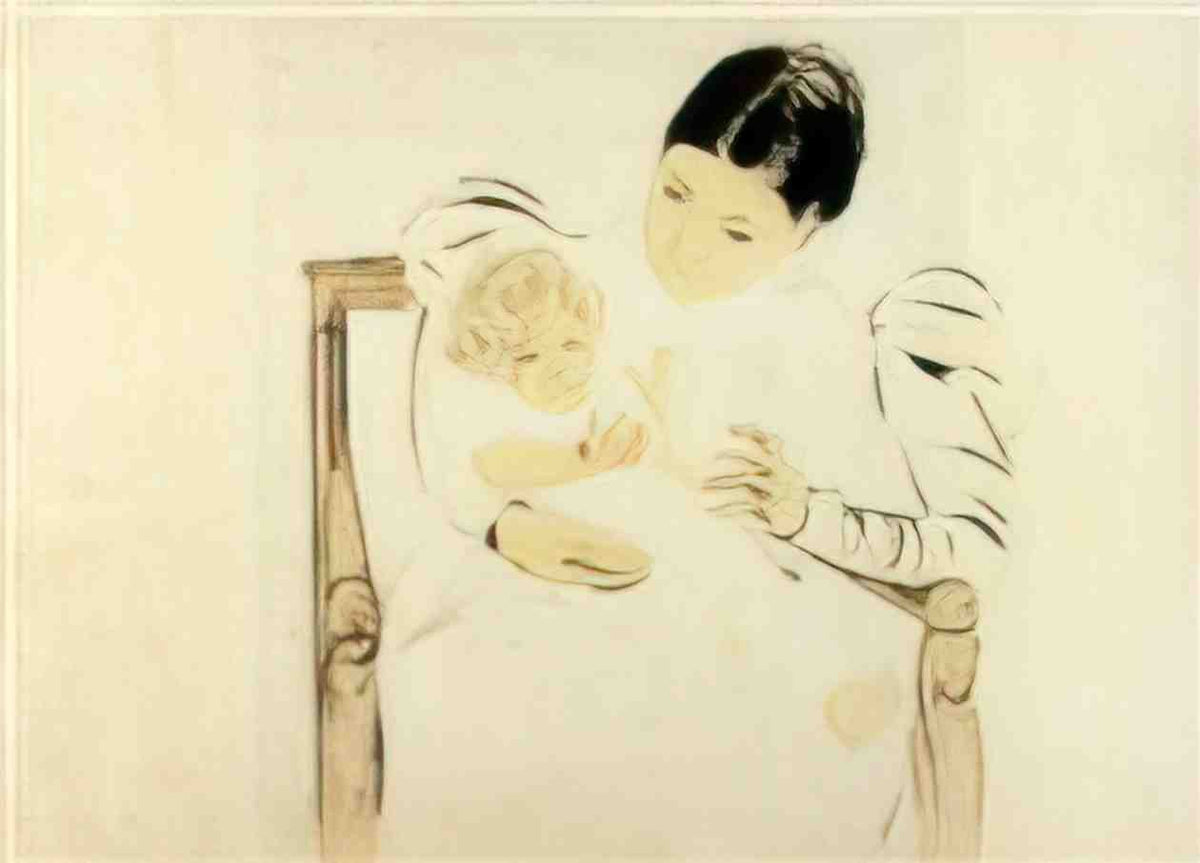 Mary Cassatt in the omnibus Art A4 Photo Print