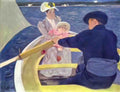 Mary Cassatt in the park Art A4 Photo Print