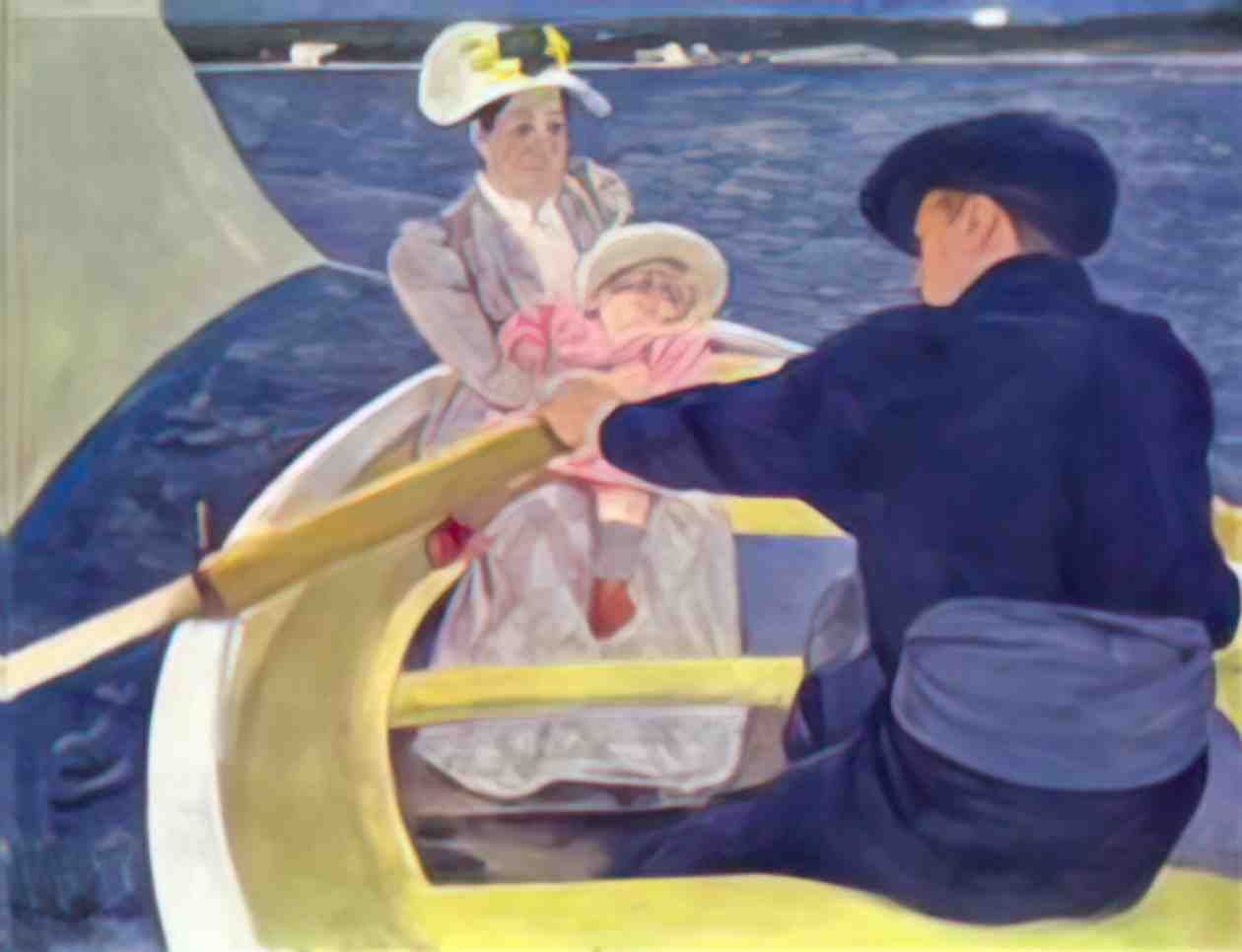 Mary Cassatt in the park Art A4 Photo Print