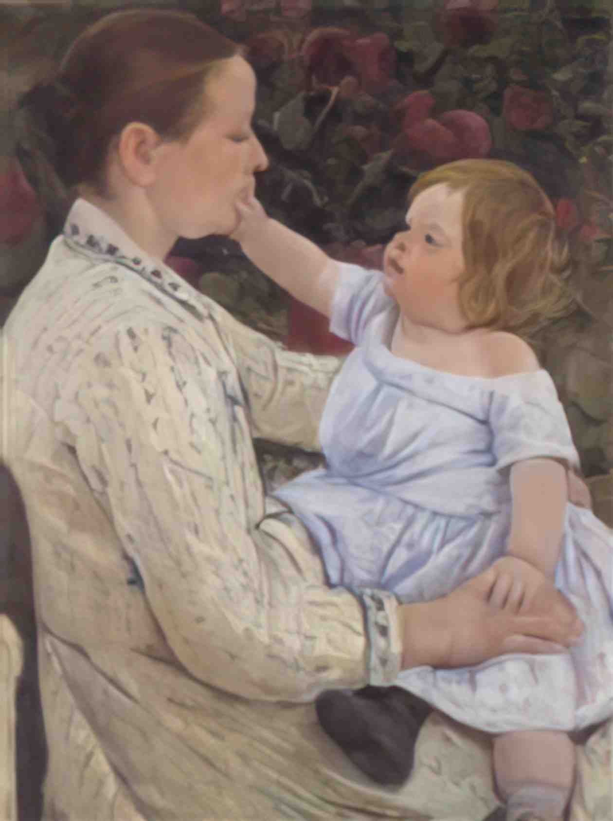 Mary Cassatt jenny and her sleepy child Art A4 Photo Print