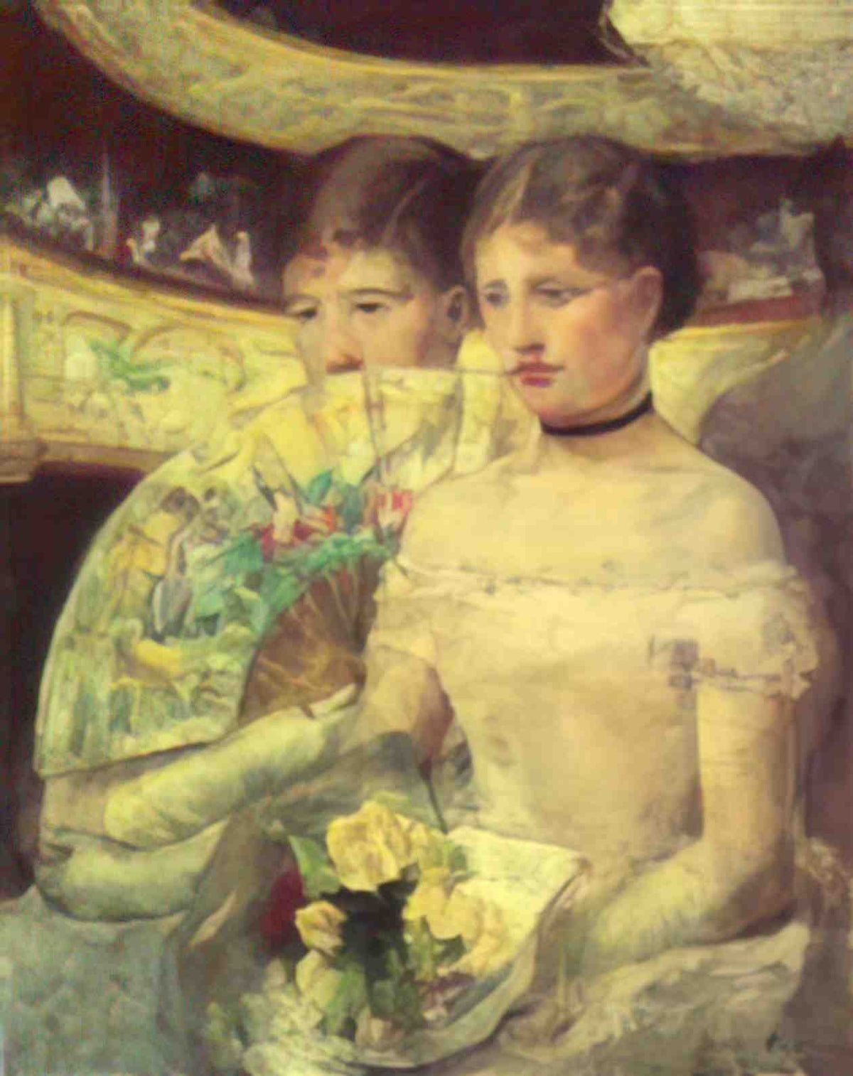 Mary Cassatt the loge Art A4 Photo Print