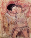 Mary Cassatt maternal kiss 1896 Art A4 Photo Print