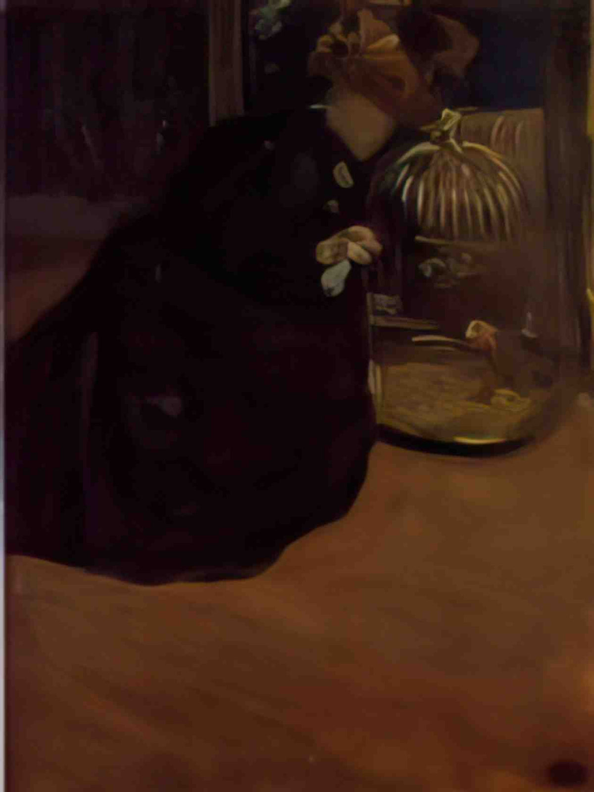 Mary Cassatt woman with a parakeet 1898 Art A4 Photo Print