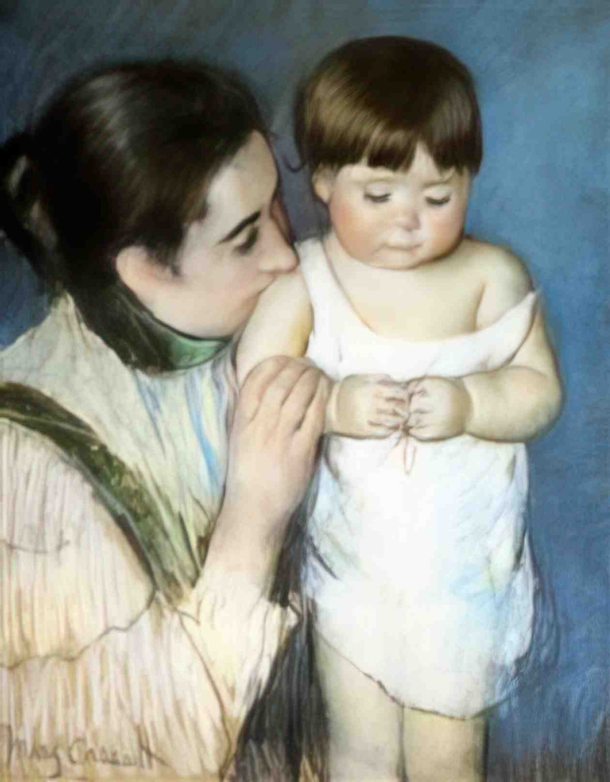Mary Cassatt young thomas and his mother 1893 Art A4 Photo Print