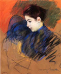 Mary Cassatt young woman reflecting Art A4 Photo Print