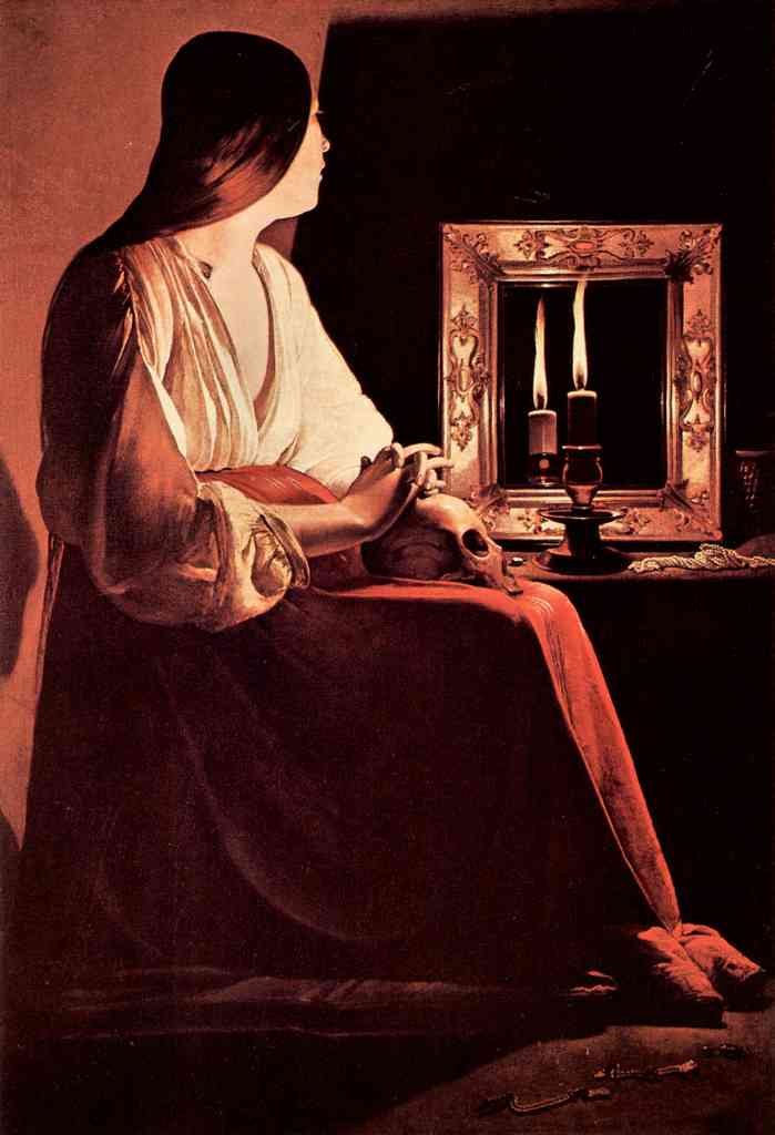 Mary Magdalene 3 La Tour A4 Photo Print