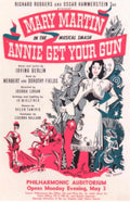 Mary Martin Annie 1940s Vintage Retro Advert Poster
