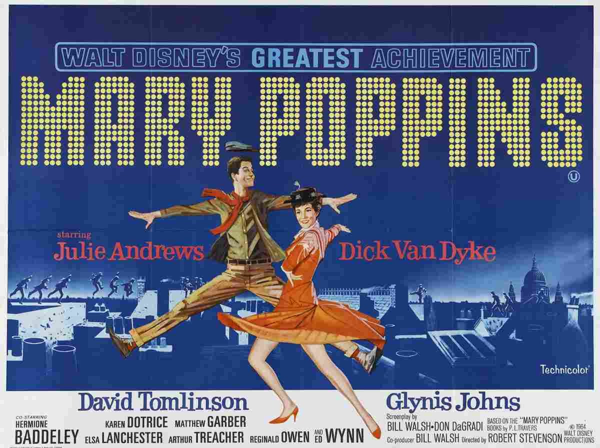 Mary Poppins 02  film star poster A4 Photo Print