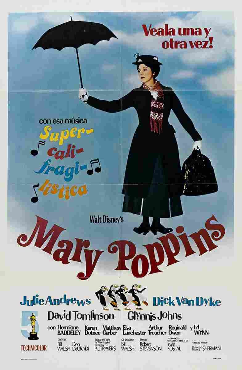 Mary Poppins 03  film star poster A4 Photo Print