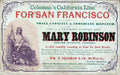 Mary Robinson Clipper Advert Vintage A4 Photo Print