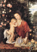 Mary With Child Rubens A4 Photo Print