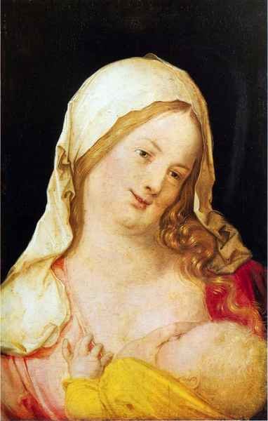 Mary with the child by Durer A4 Photo Print