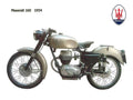 Maserati 160 1954 motorbike A4 Photo Print