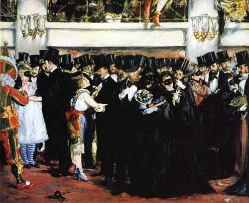 Masked Ball At The Opera 1873 A4 Photo Print