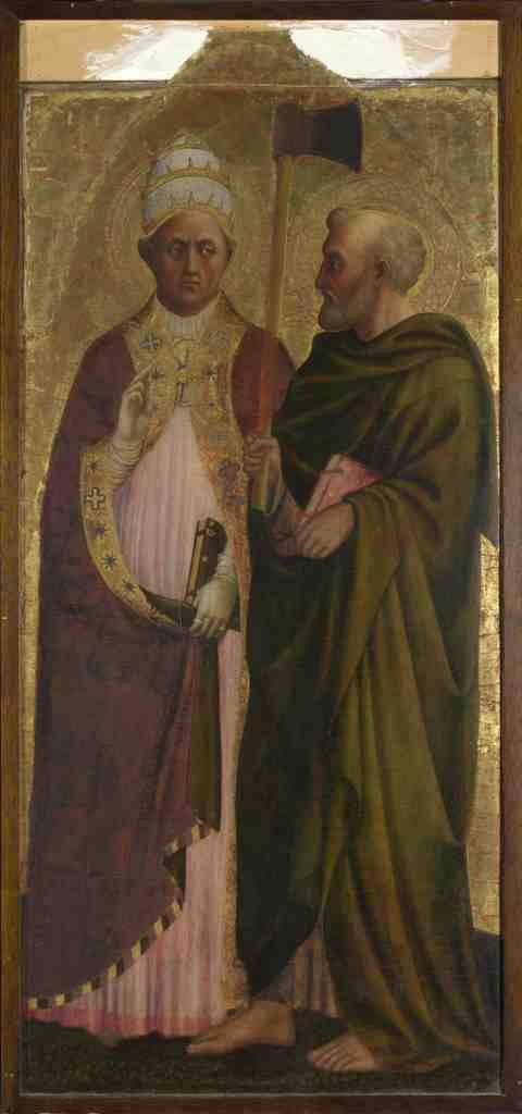 Masolino A Pope Saint Gregory and Saint Matthias A4 Photo Print