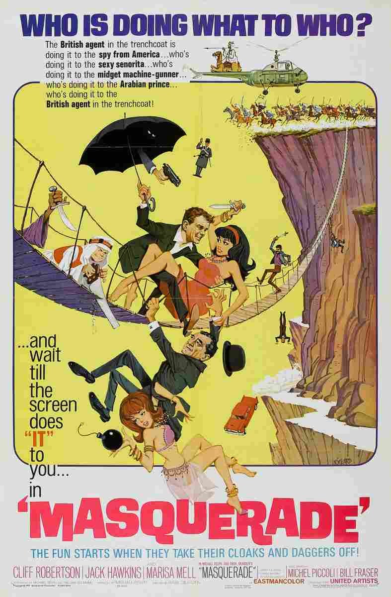 Masquerade 1965 01  film star poster A4 Photo Print