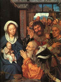 Massys Quentin Adoration Of The Magi A4 Photo Print
