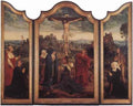 Massys Quentin Christ On The Cross With Donors A4 Photo Print