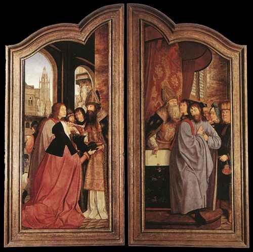 Massys Quentin St Anne Altarpiece Closed A4 Photo Print