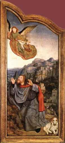 Massys Quentin St Anne Altarpiece Left Wing A4 Photo Print