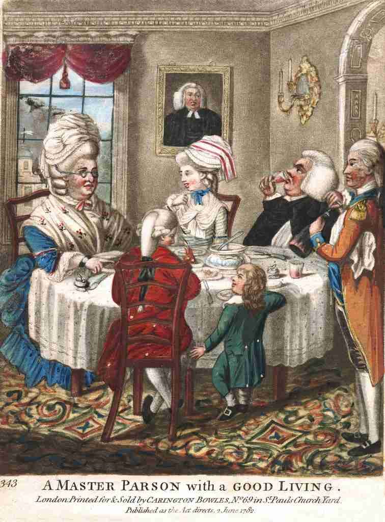 Master Parson 1782 Cartoon Joke 001 Vintage A4 Photo Print