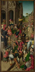 Master of Delft Christ presented to the People Left Hand Panel A4 Photo Print