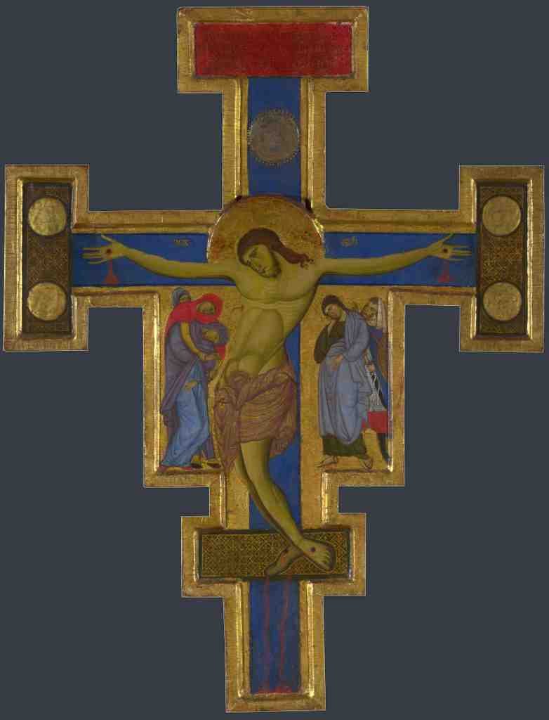 Master of Saint Francis Crucifix A4 Photo Print