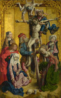 Master of the Saint Bartholomew Altarpiece The Deposition A4 Photo Print