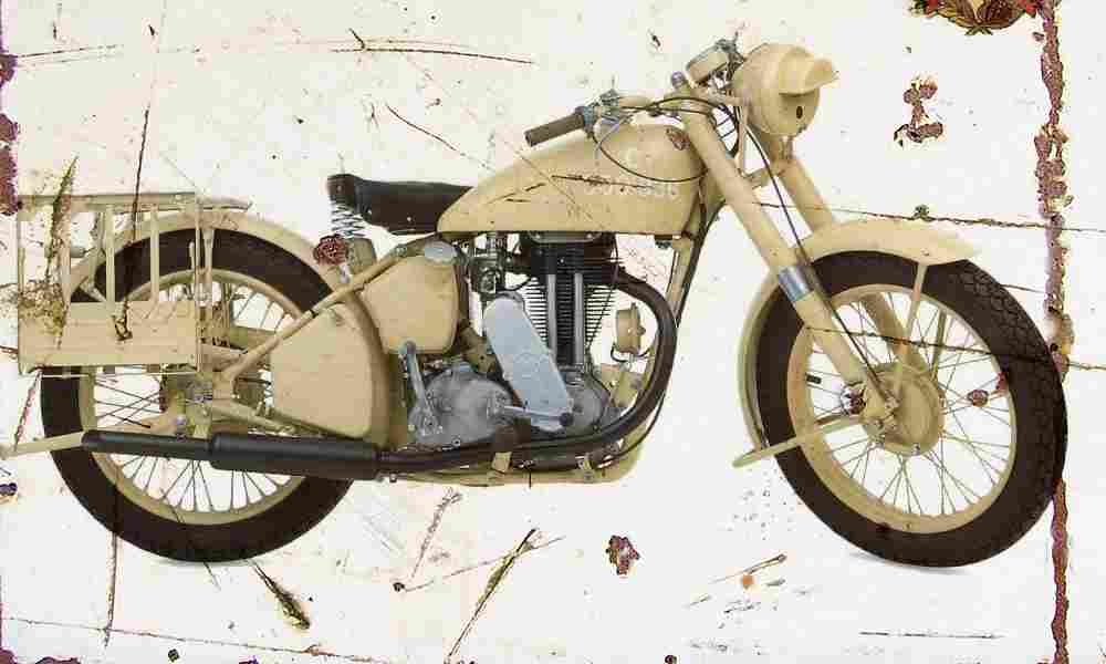 Matchless G3L Army 1941 Aged Vintage A4 Photo Print