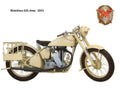 Matchless G3L Army 1941 motorbike A4 Photo Print