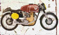 Matchless G50 1962 Aged Vintage A4 Photo Print