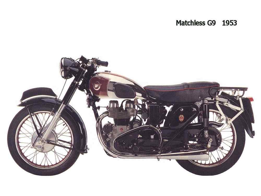 Matchless G9 1953 motorbike A4 Photo Print