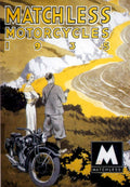 Matchless Motorcycles 1935 1930s Vintage Retro Advert Poster