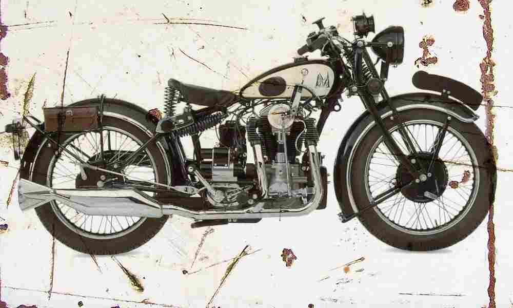 Matchless Silverhawk 1933 Aged Vintage A4 Photo Print