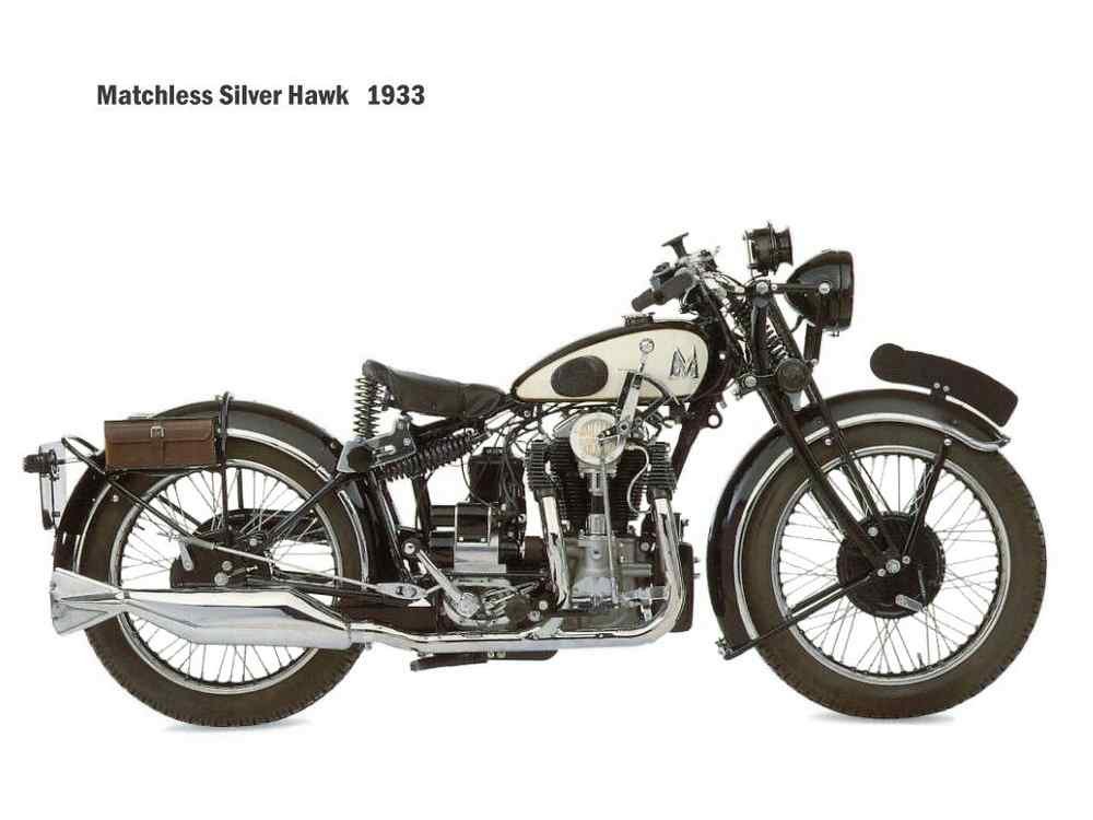 Matchless Silverhawk 1933 motorbike A4 Photo Print
