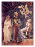 Materialised Mahatmas Vintage Magic Poster 1890s Vintage Retro Advert Poster A4