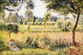 Matin a Eragny by Pissarro Impressionism A4 Photo Print