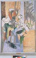 Matisse Henri Bouquet Of Flowers On A Veranda A4 Photo Print