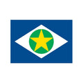 Matogrosso State Flag N4804 A4 Photo Print