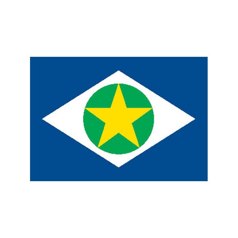 Matogrosso State Flag N4804 A4 Photo Print