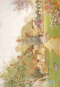 Matthews James 19th century English Country Garden A4 Photo Print