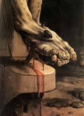 Matthias Grunewald crucifixion altarpiece detail Art A4 Photo Print
