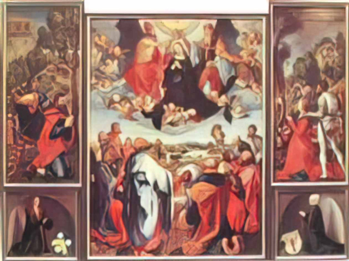 Matthias Grunewald heller altarpiece 1509 Art A4 Photo Print