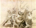 Matthias Grunewald kneeling king with two angels Art A4 Photo Print